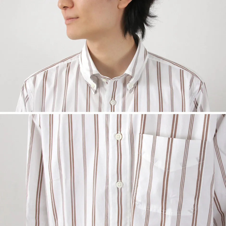 Shirts^ROCOCO / Random Stripe Button Down Shirt Classic Fit