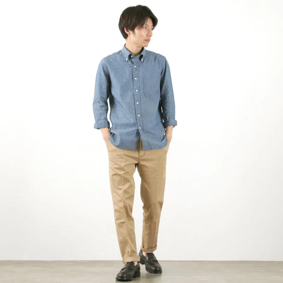 Shirts^ROCOCO / Selvage Chambray Button Down Shirt