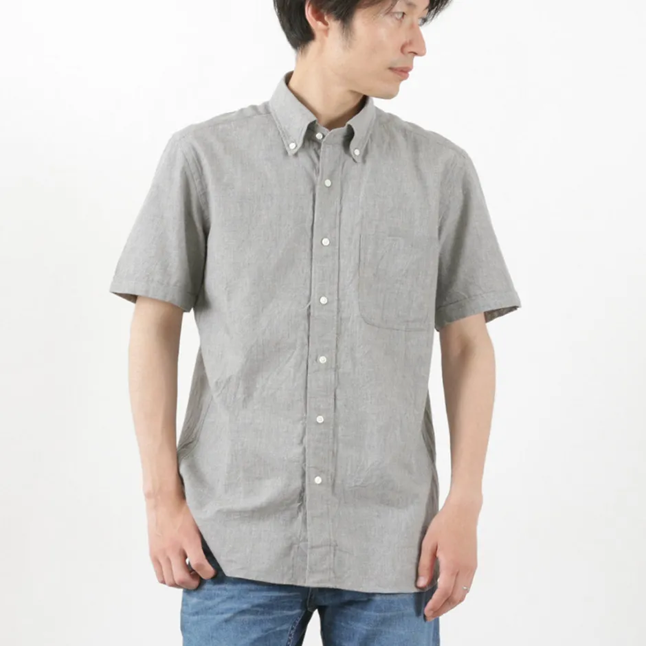 Shirts^ROCOCO / Selvage Chambray S/S Button Down Shirt