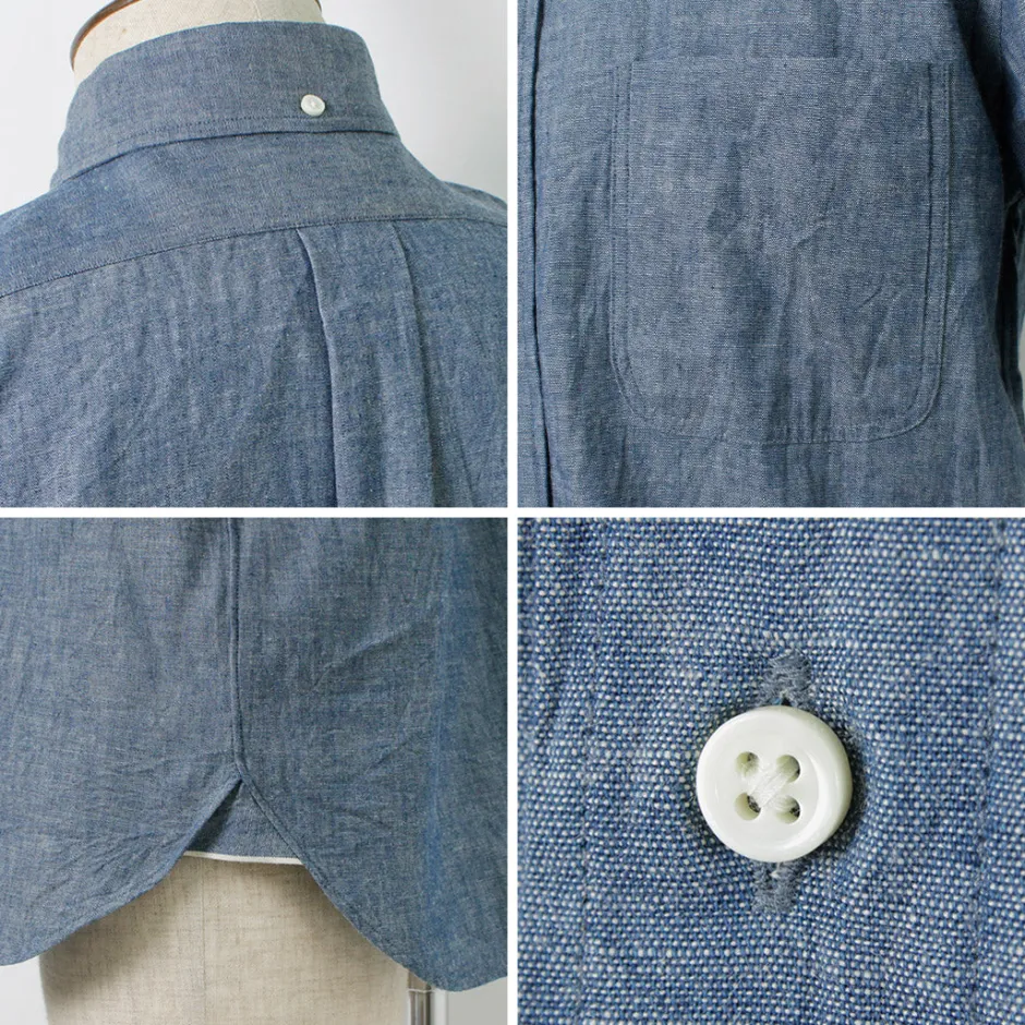 Shirts^ROCOCO / Selvage Chambray S/S Button Down Shirt