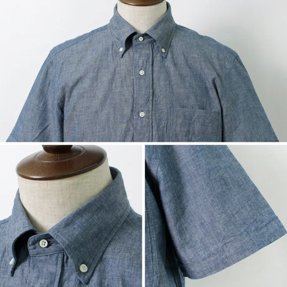 Shirts^ROCOCO / Selvage Chambray S/S Button Down Shirt