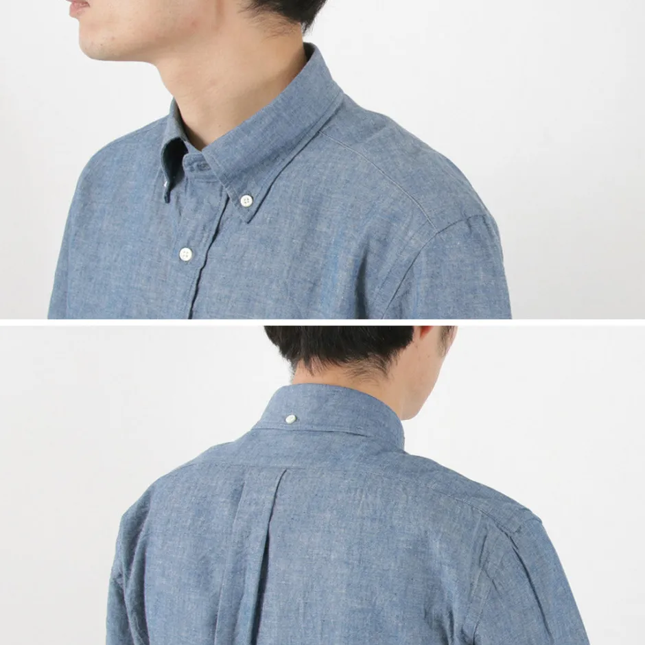 Shirts^ROCOCO / Selvage Chambray S/S Button Down Shirt