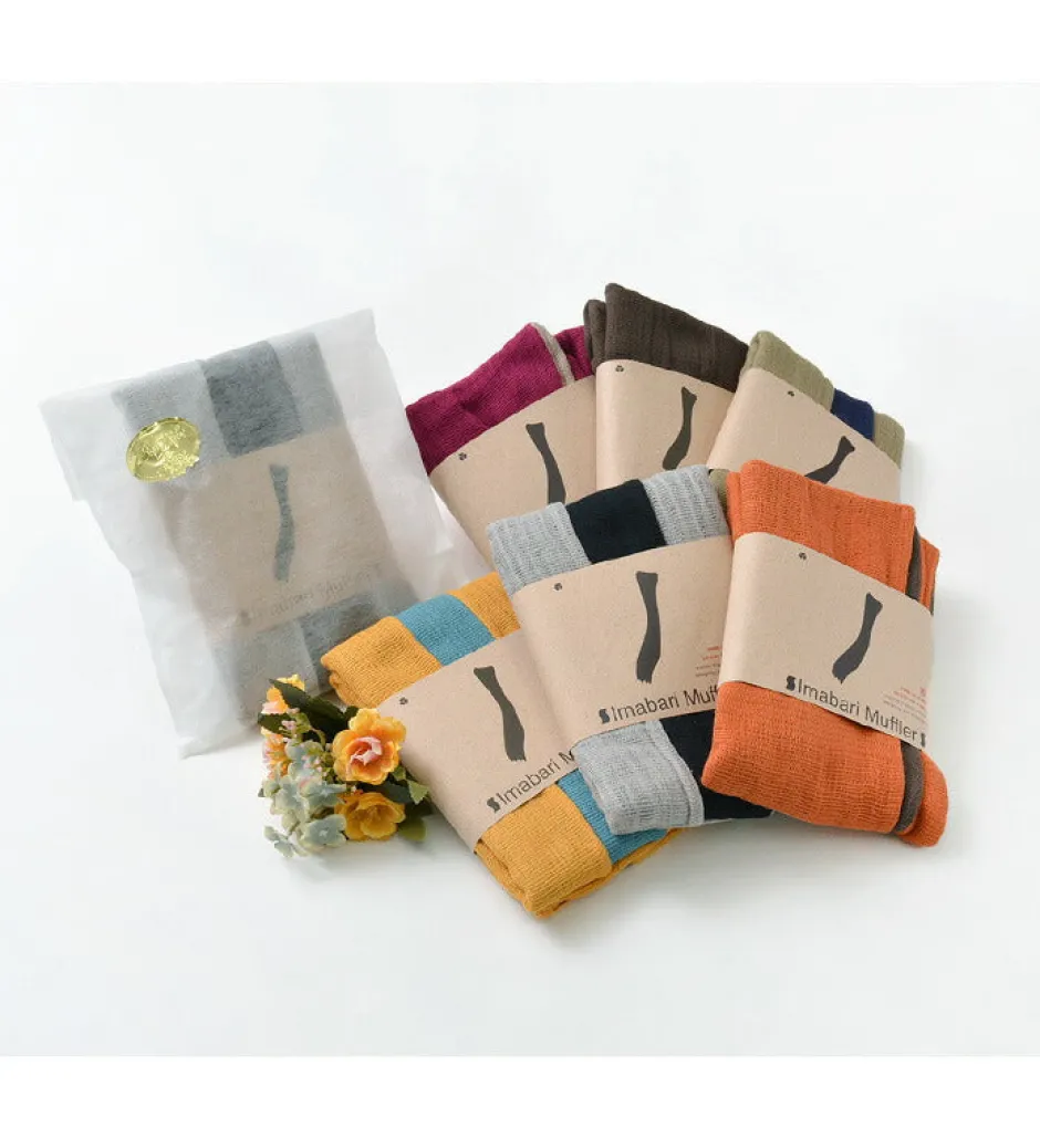 Scarfs^ROCOCO / 2-Tone Snood Reversible Imabari Scarf