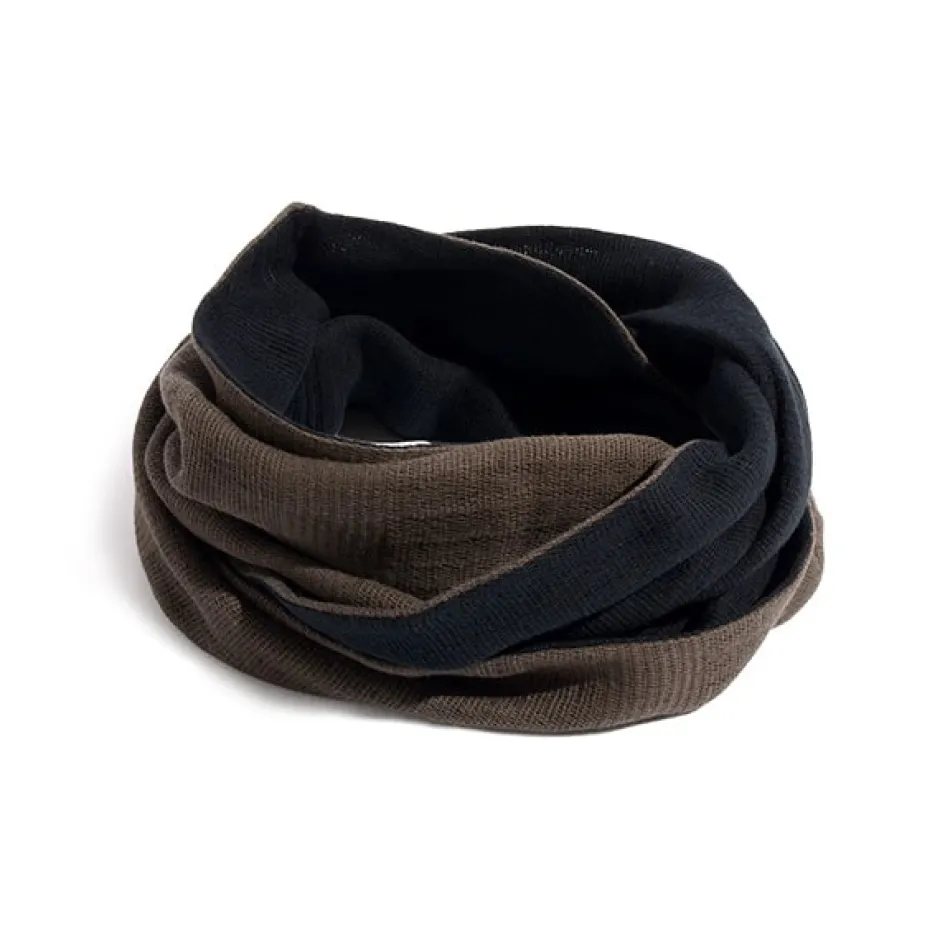 Scarfs^ROCOCO / 2-Tone Snood Reversible Imabari Scarf