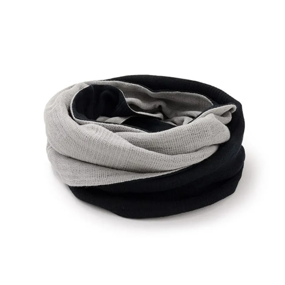 Scarfs^ROCOCO / 2-Tone Snood Reversible Imabari Scarf