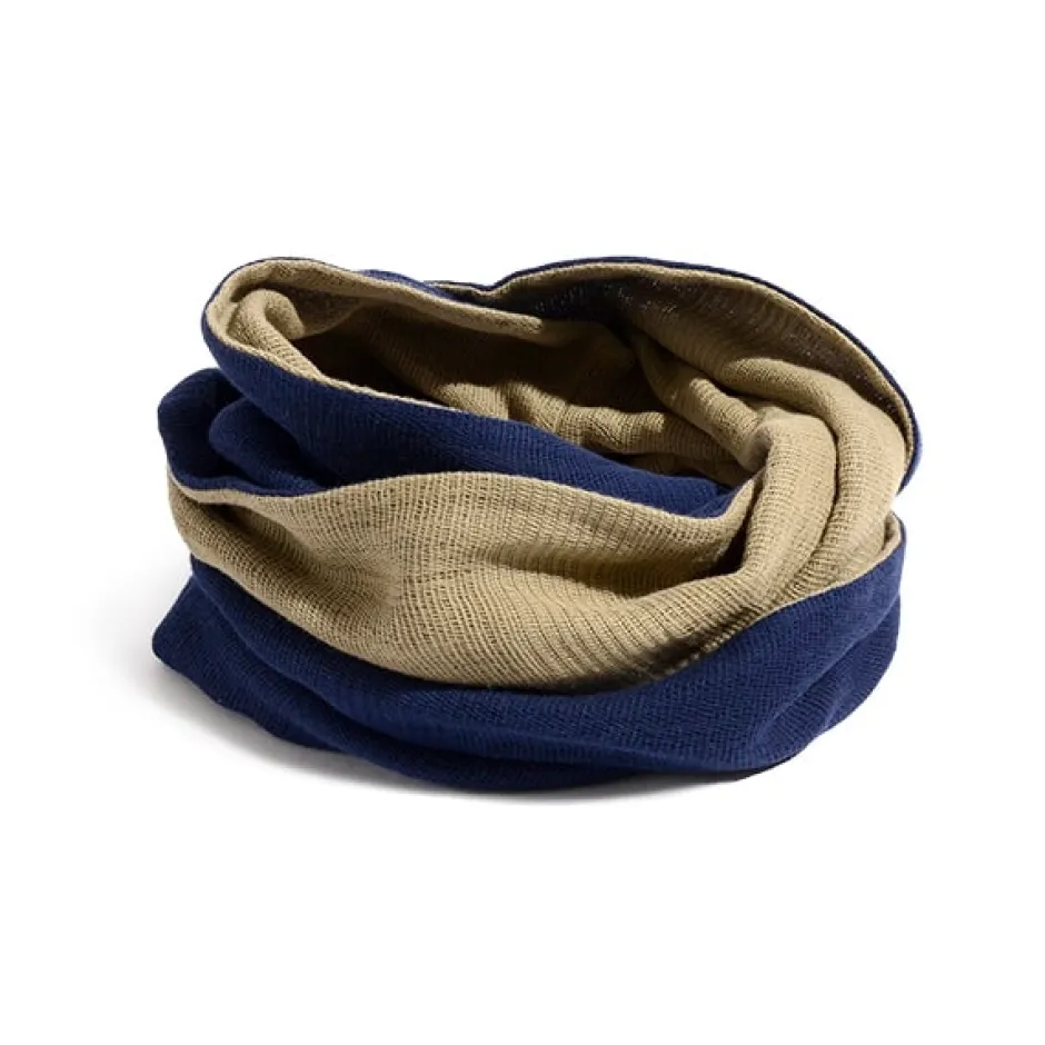 Scarfs^ROCOCO / 2-Tone Snood Reversible Imabari Scarf