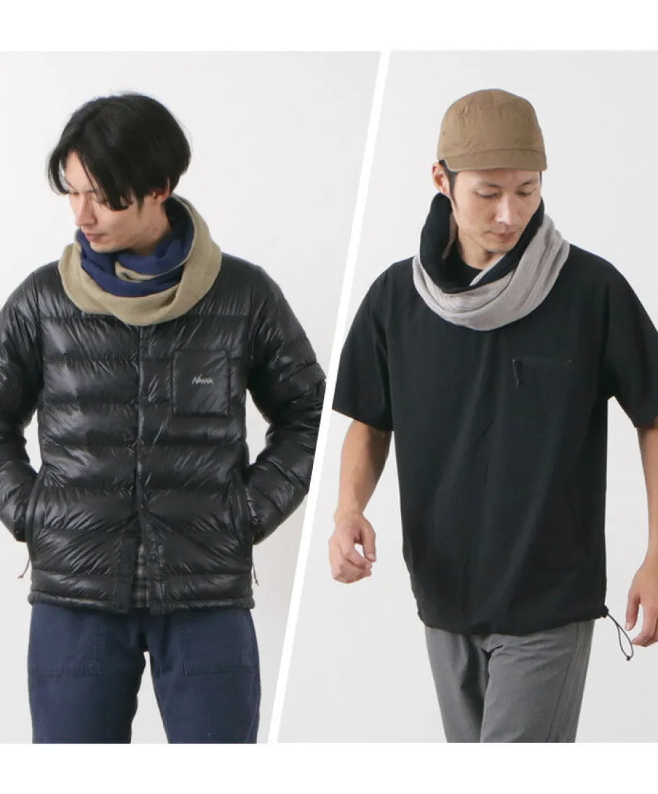 Scarfs^ROCOCO / 2-Tone Snood Reversible Imabari Scarf