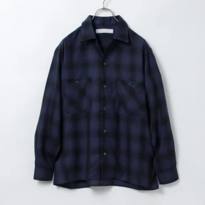 Shirts^ROCOCO / Wool Open-Collared Shirt