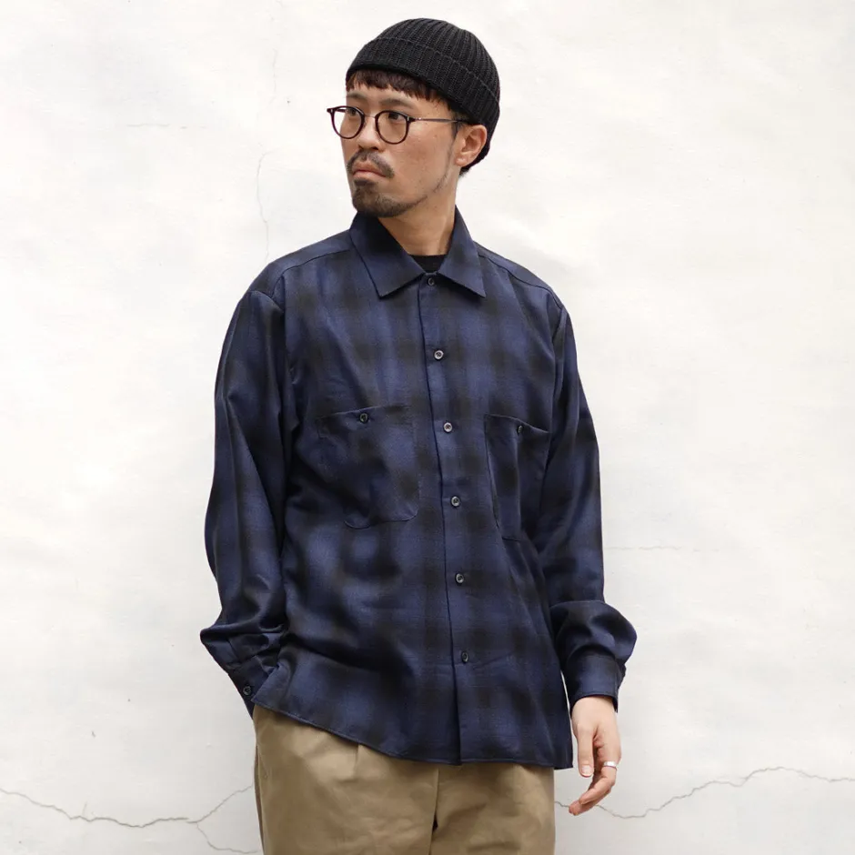 Shirts^ROCOCO / Wool Open-Collared Shirt