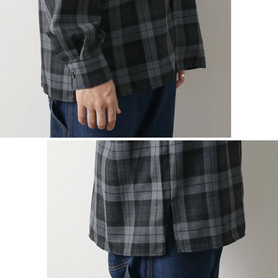 Shirts^ROCOCO / Wool Open-Collared Shirt