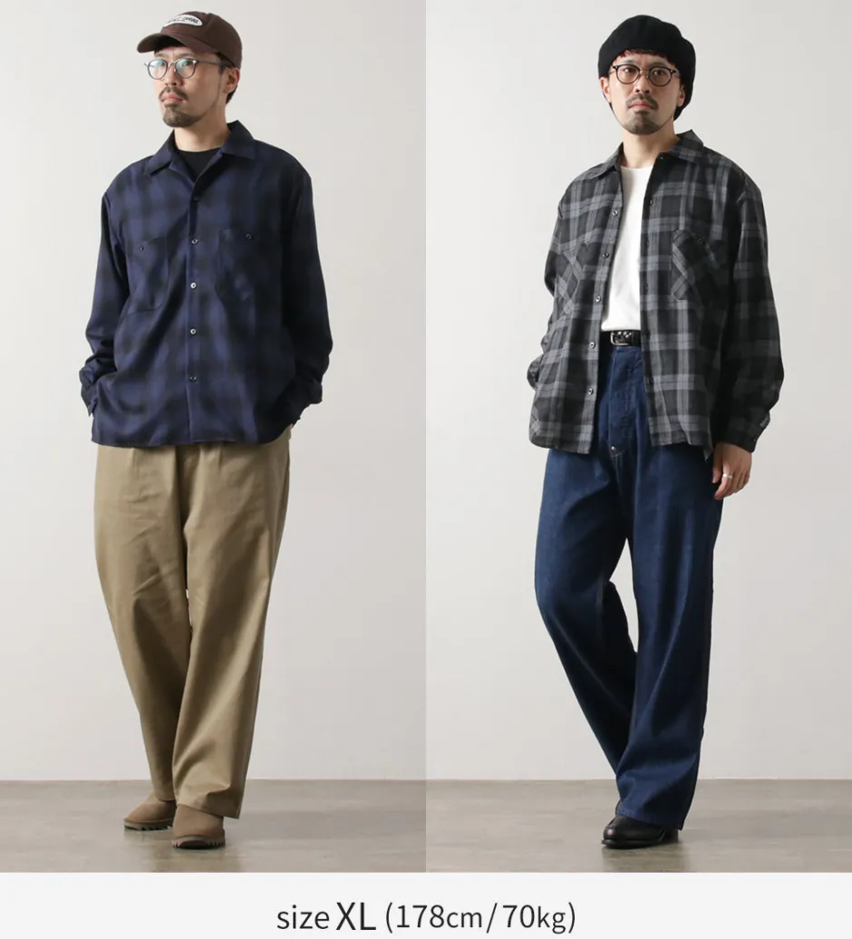 Shirts^ROCOCO / Wool Open-Collared Shirt