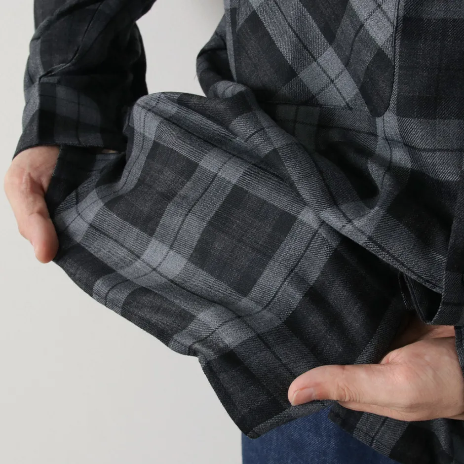 Shirts^ROCOCO / Wool Open-Collared Shirt