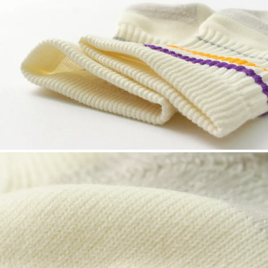 Socks^ROTOTO / All Rounder 2 Stripe Merino Crew Socks