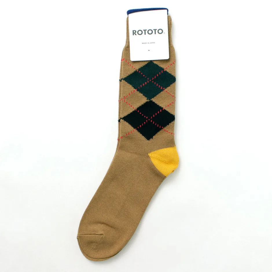 Socks^ROTOTO / Argyle Crew Socks