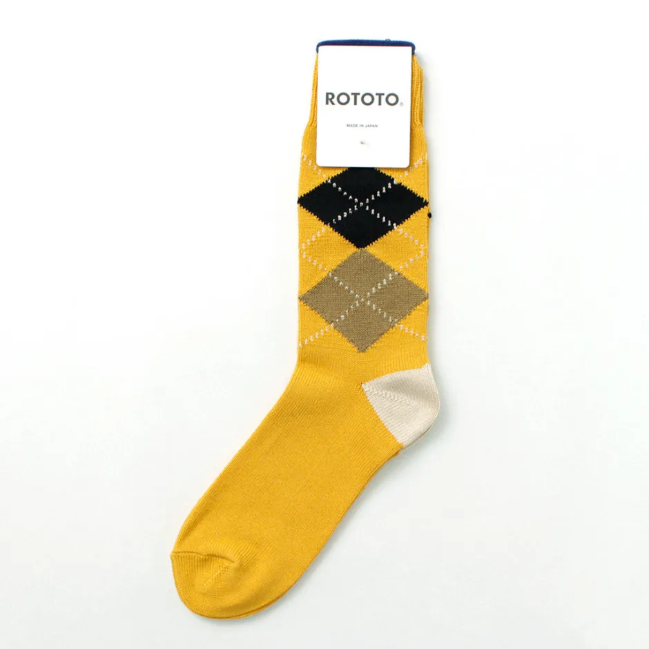 Socks^ROTOTO / Argyle Crew Socks