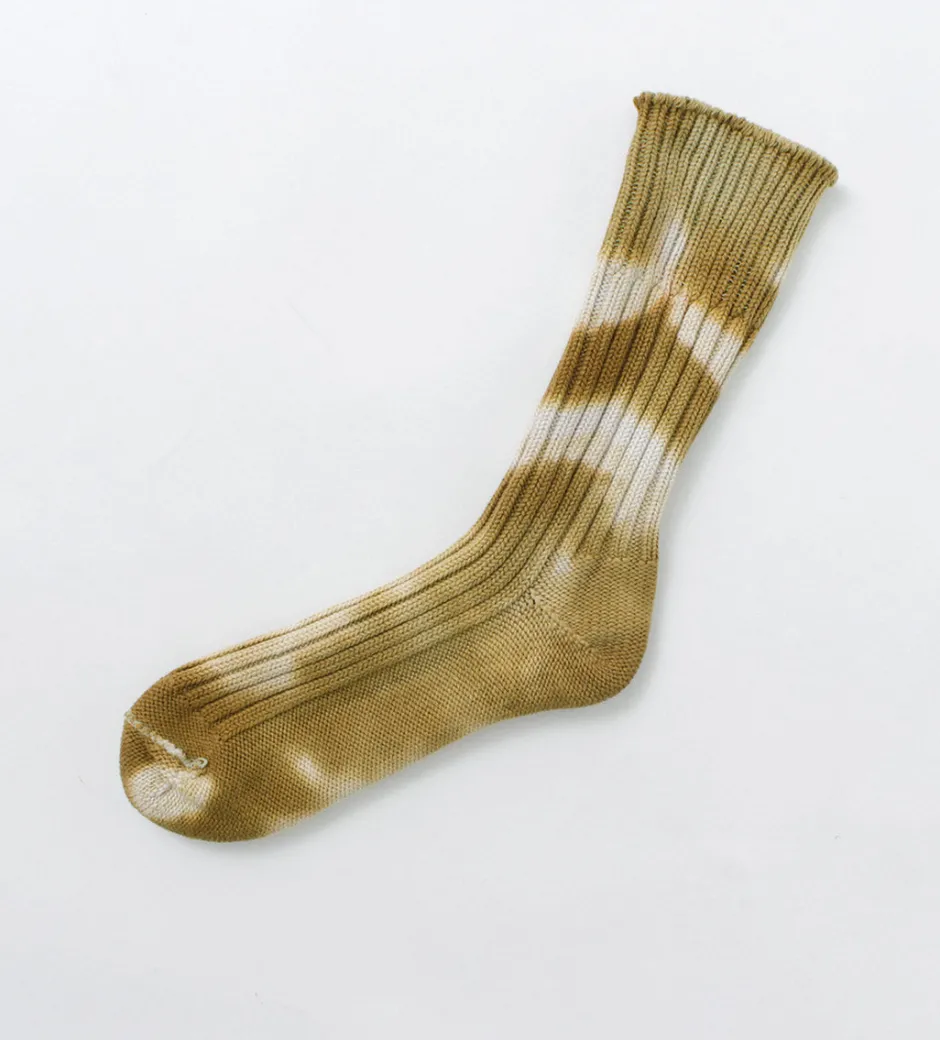 Socks^ROTOTO / Chunky rib crew socks Tie-dye