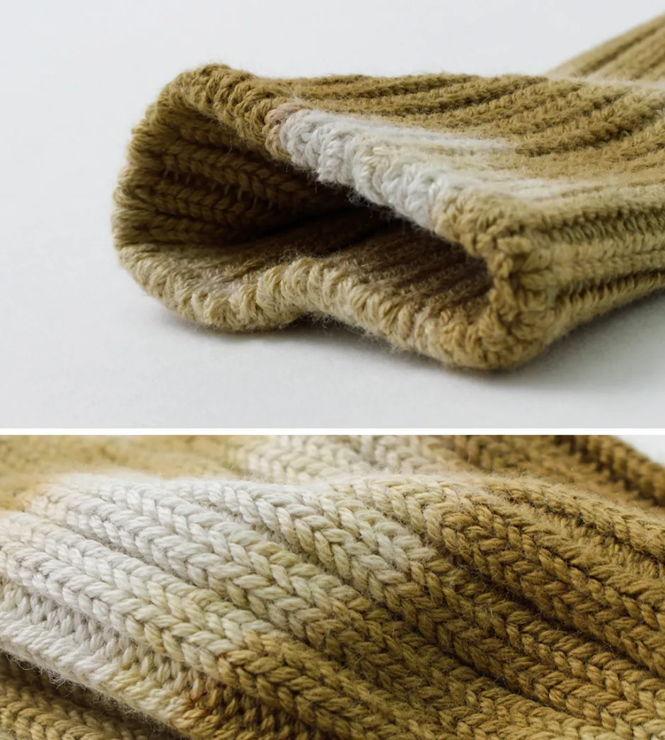 Socks^ROTOTO / Chunky rib crew socks Tie-dye