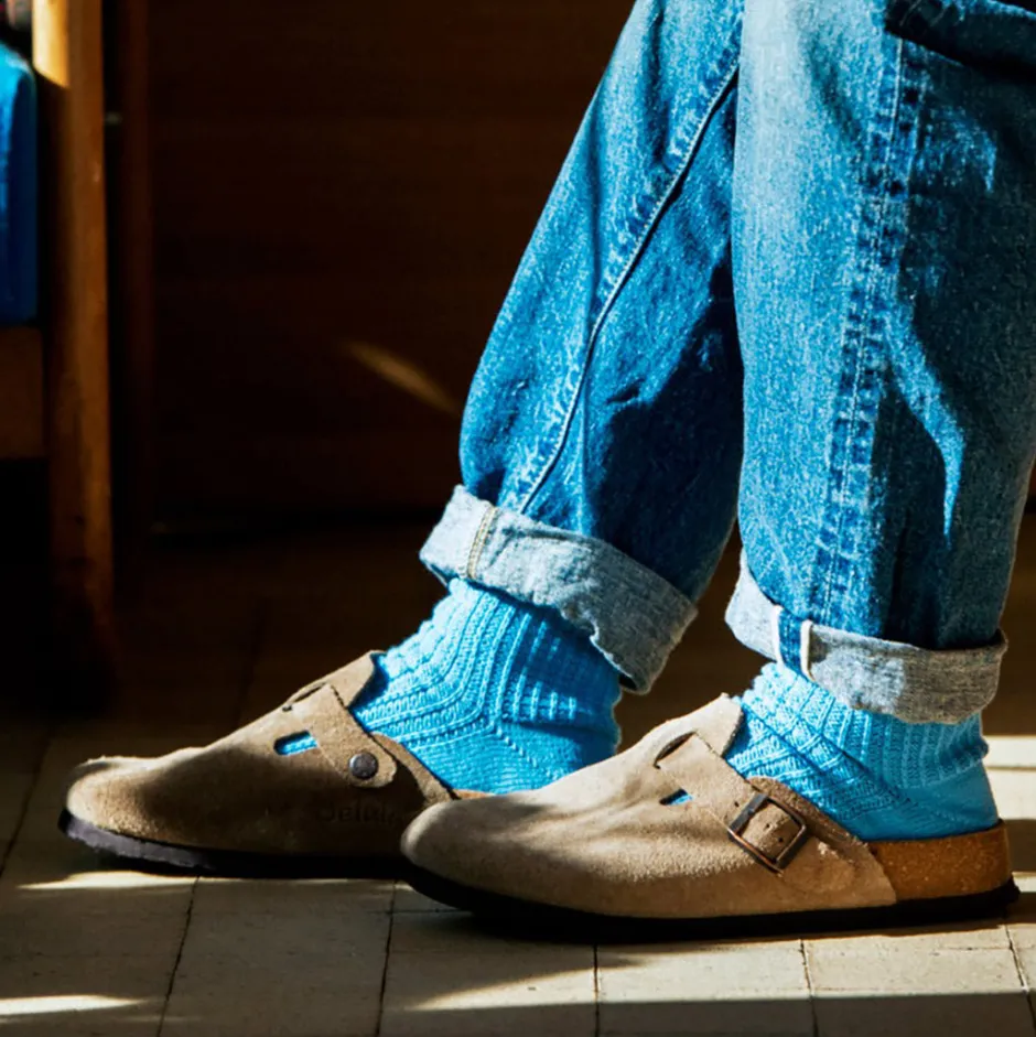 Socks^ROTOTO / Cotton Waffle Crew Socks