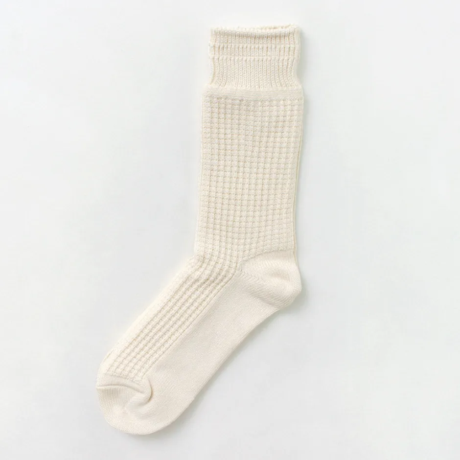 Socks^ROTOTO / Cotton Waffle Crew Socks
