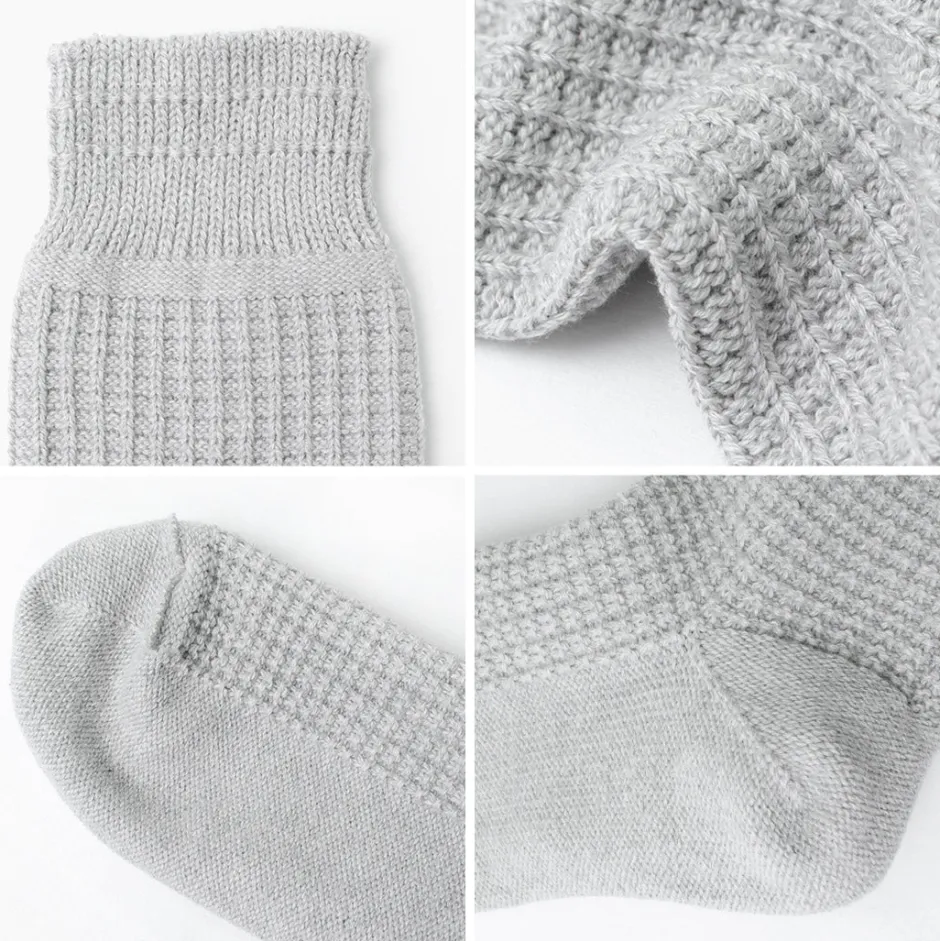 Socks^ROTOTO / Cotton Waffle Crew Socks