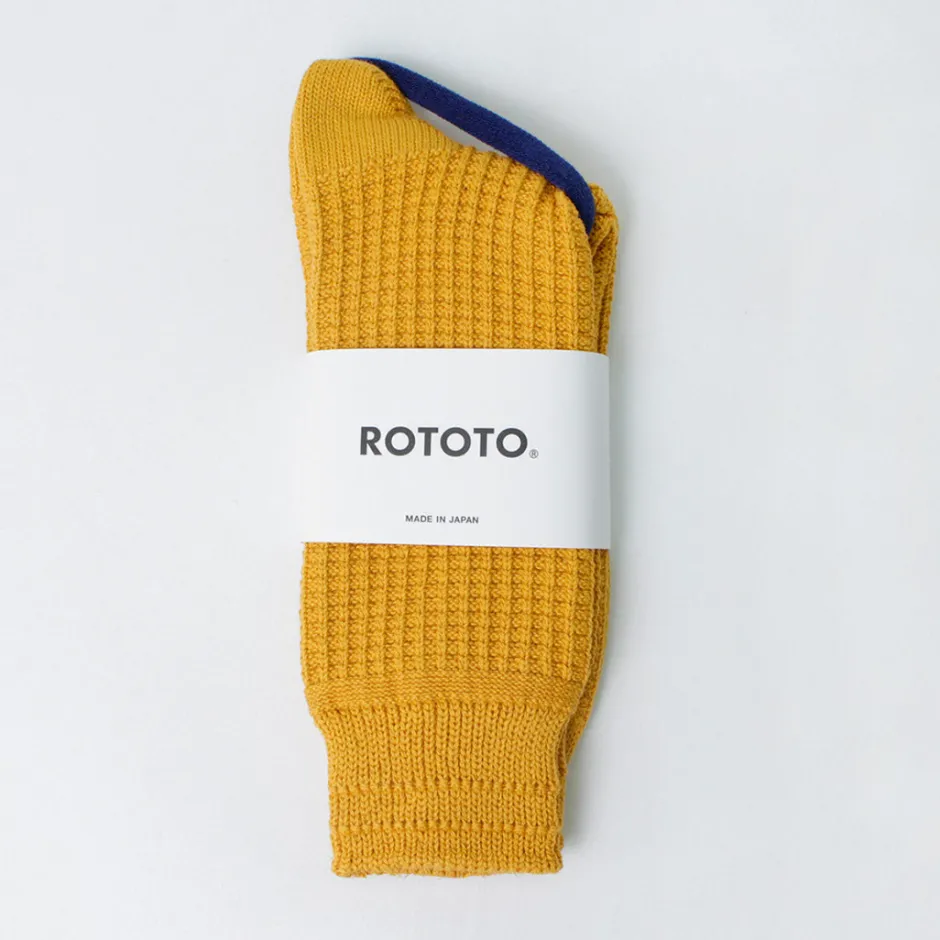Socks^ROTOTO / Cotton Waffle Crew Socks
