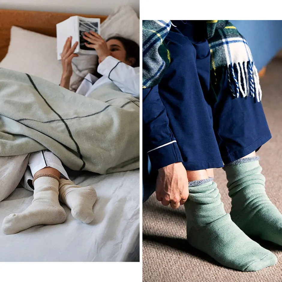 Socks^ROTOTO / Double Face Cozy Sleeping Socks Extra Fine Merino