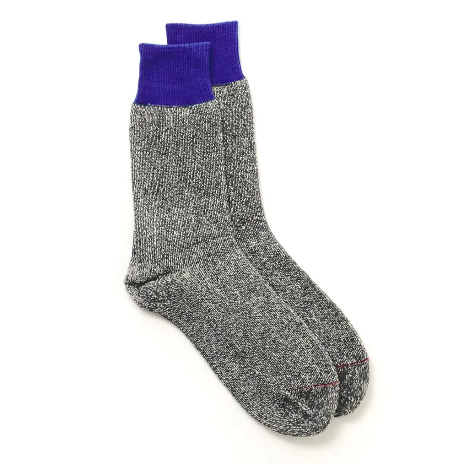 Socks^ROTOTO / Double Face Crew Socks Silk & Cotton