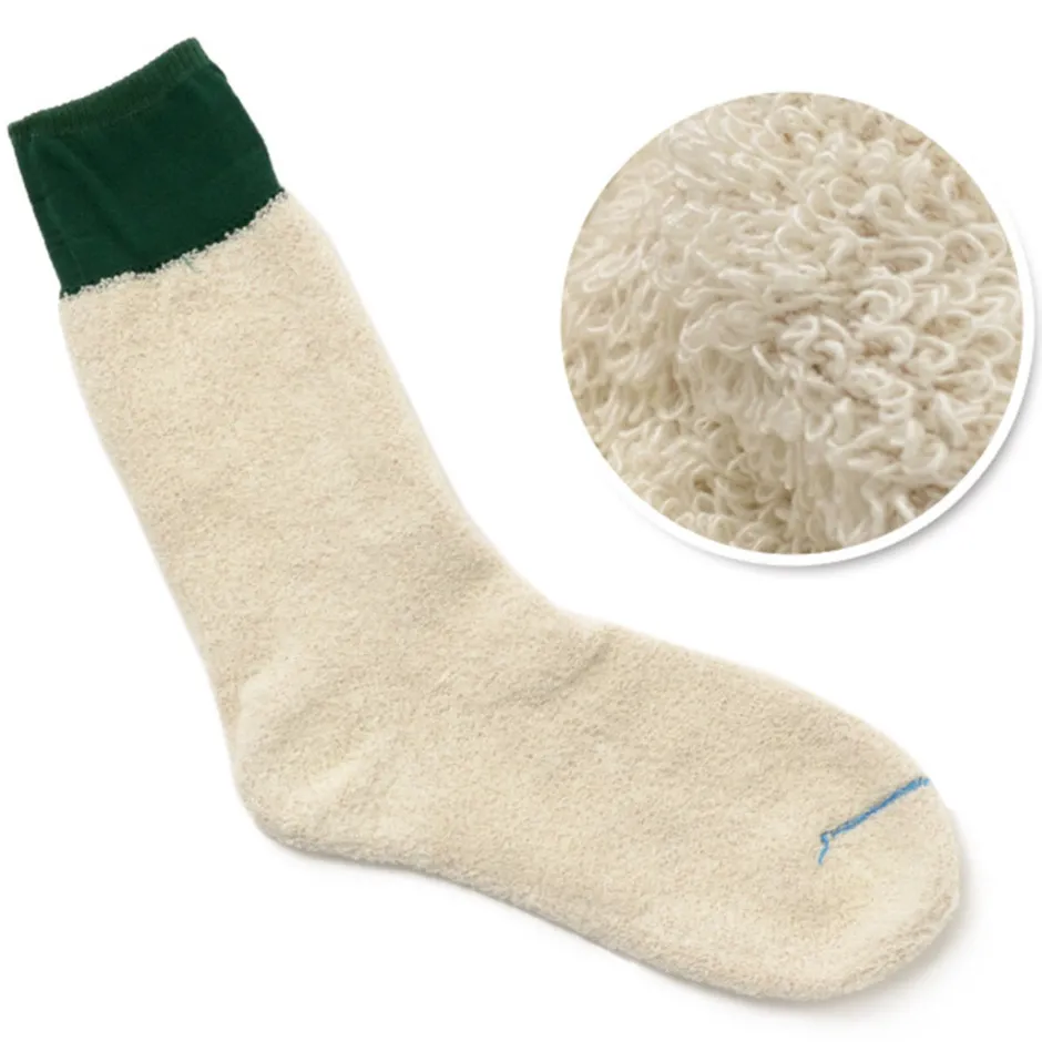 Socks^ROTOTO / Double Face Crew Socks Silk & Cotton