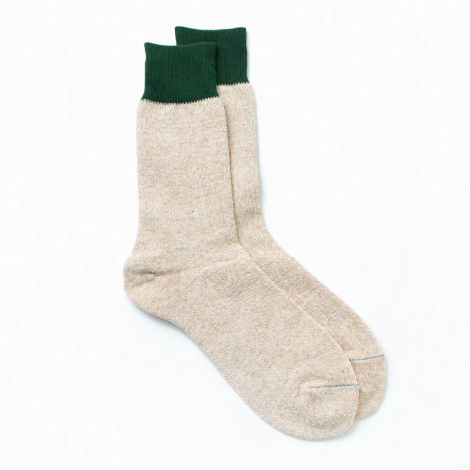 Socks^ROTOTO / Double Face Crew Socks Silk & Cotton