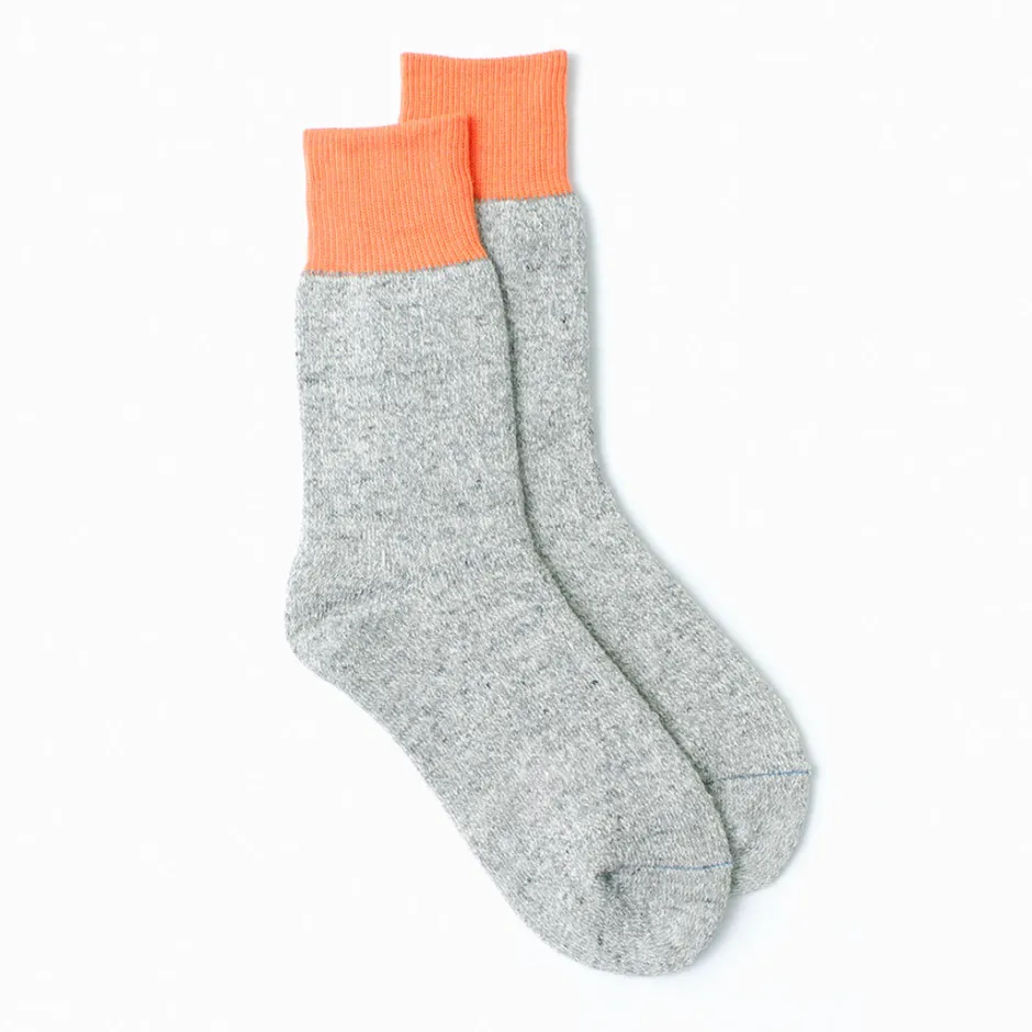 Socks^ROTOTO / Double Face Crew Socks Silk & Cotton