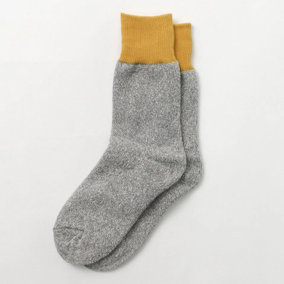 Socks^ROTOTO / Double Face Crew Socks Silk & Cotton