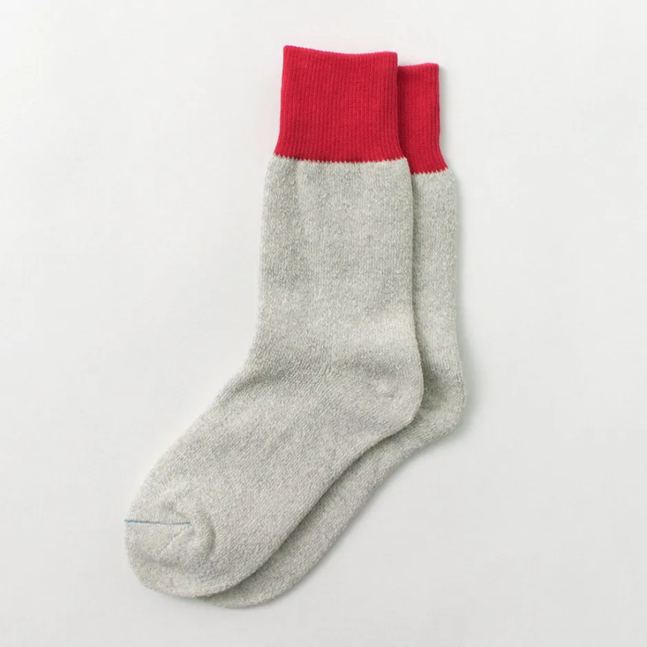 Socks^ROTOTO / Double Face Crew Socks Silk & Cotton