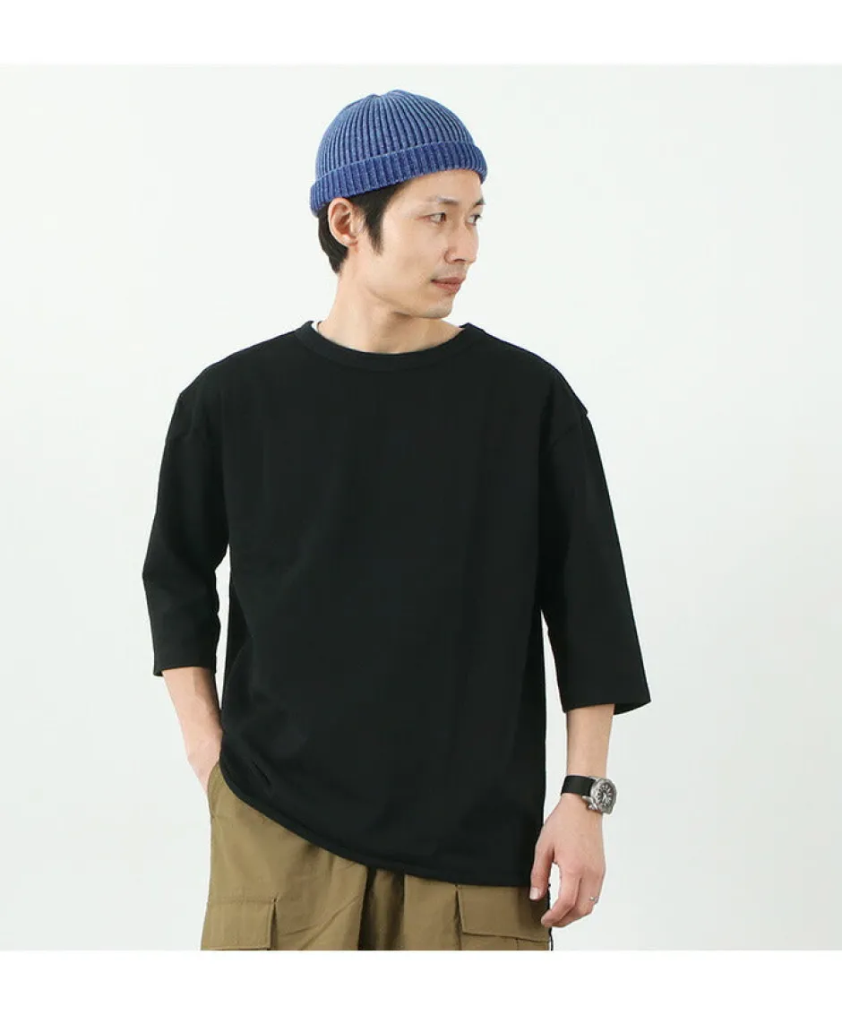 Hats^ROTOTO / Indigo Cotton Roll Up Beanie