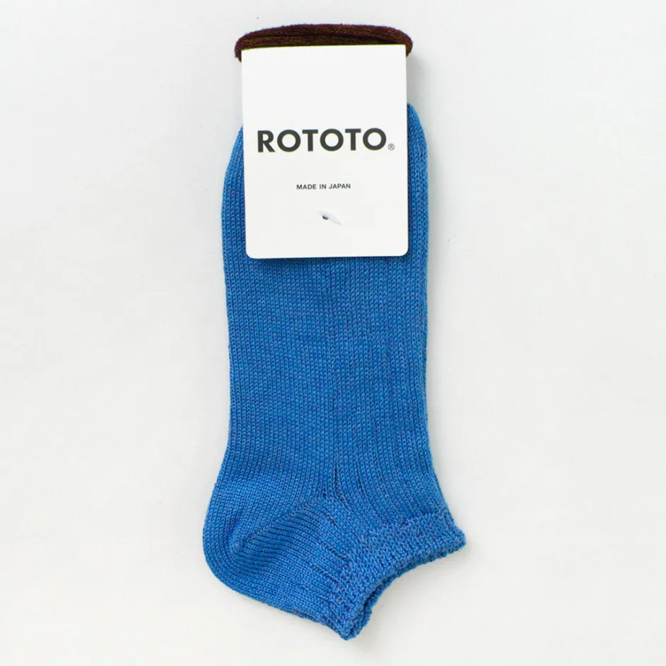 Socks^ROTOTO / Linen Cotton Rib Socks Short
