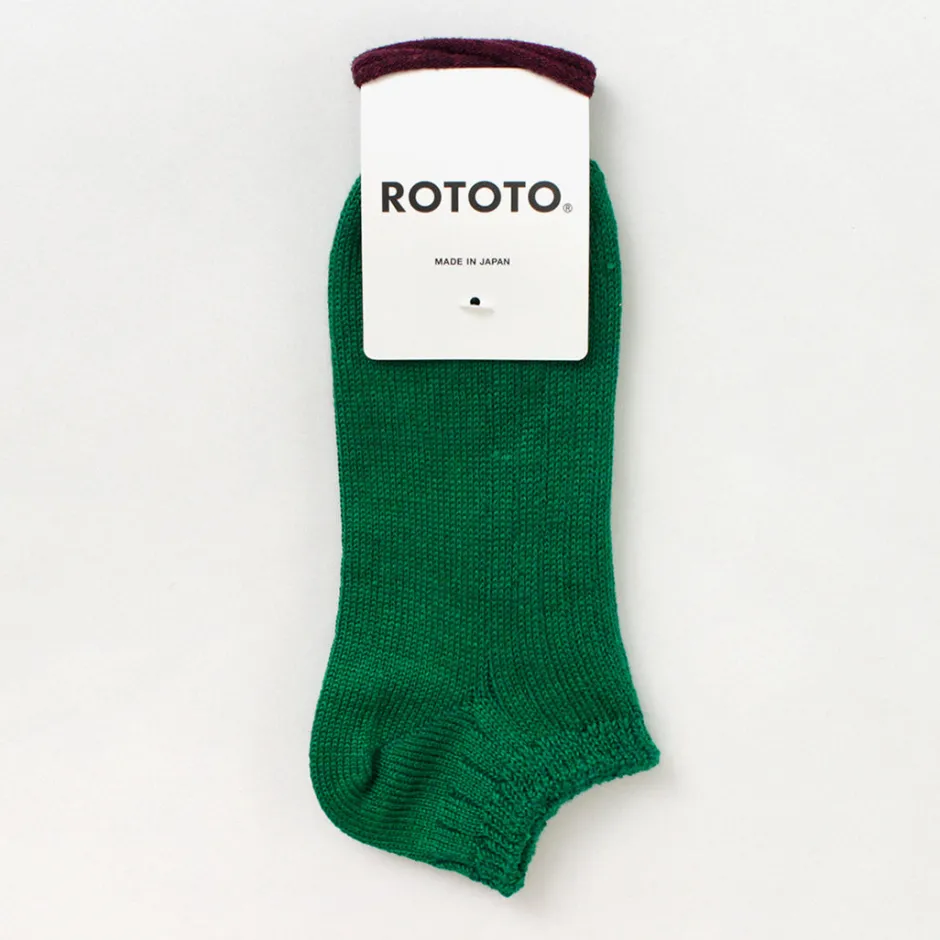 Socks^ROTOTO / Linen Cotton Rib Socks Short