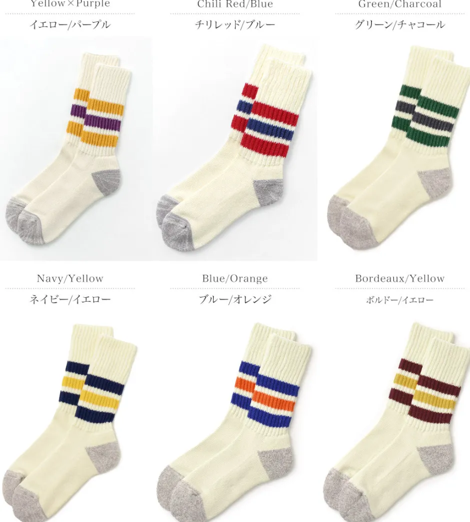 Socks^ROTOTO / R1255 Coarse Ribbed Old School Socks