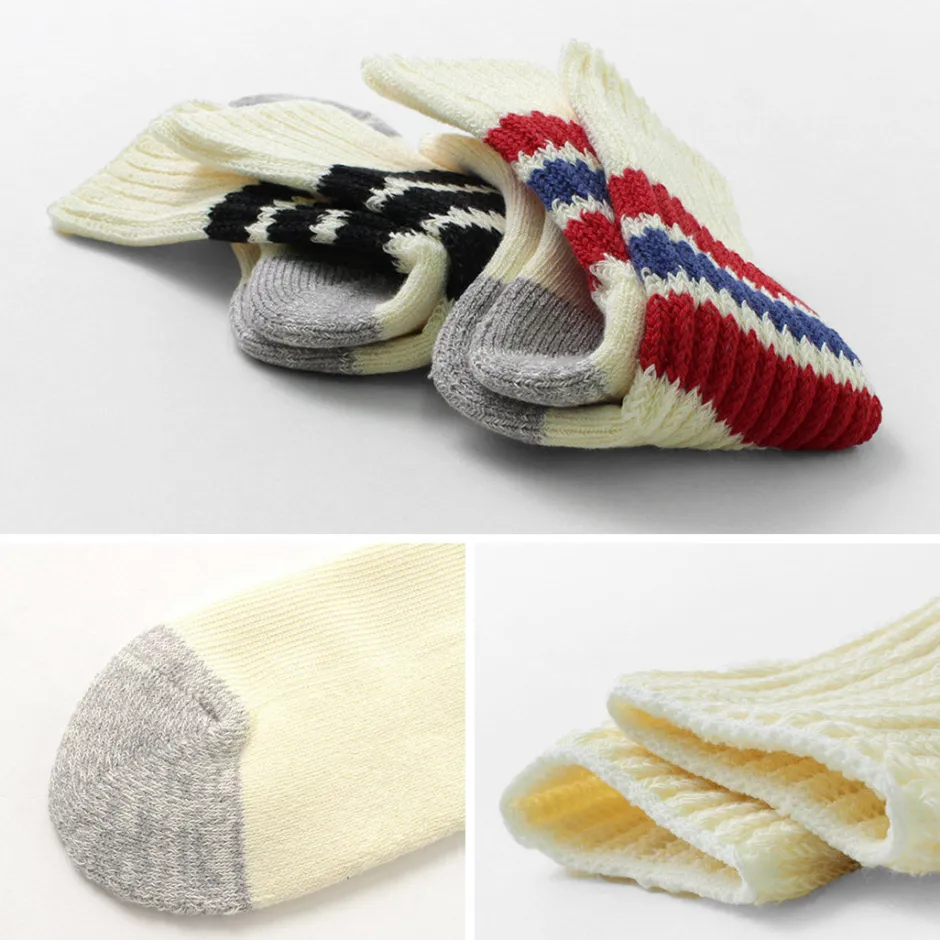 Socks^ROTOTO / R1255 Coarse Ribbed Old School Socks