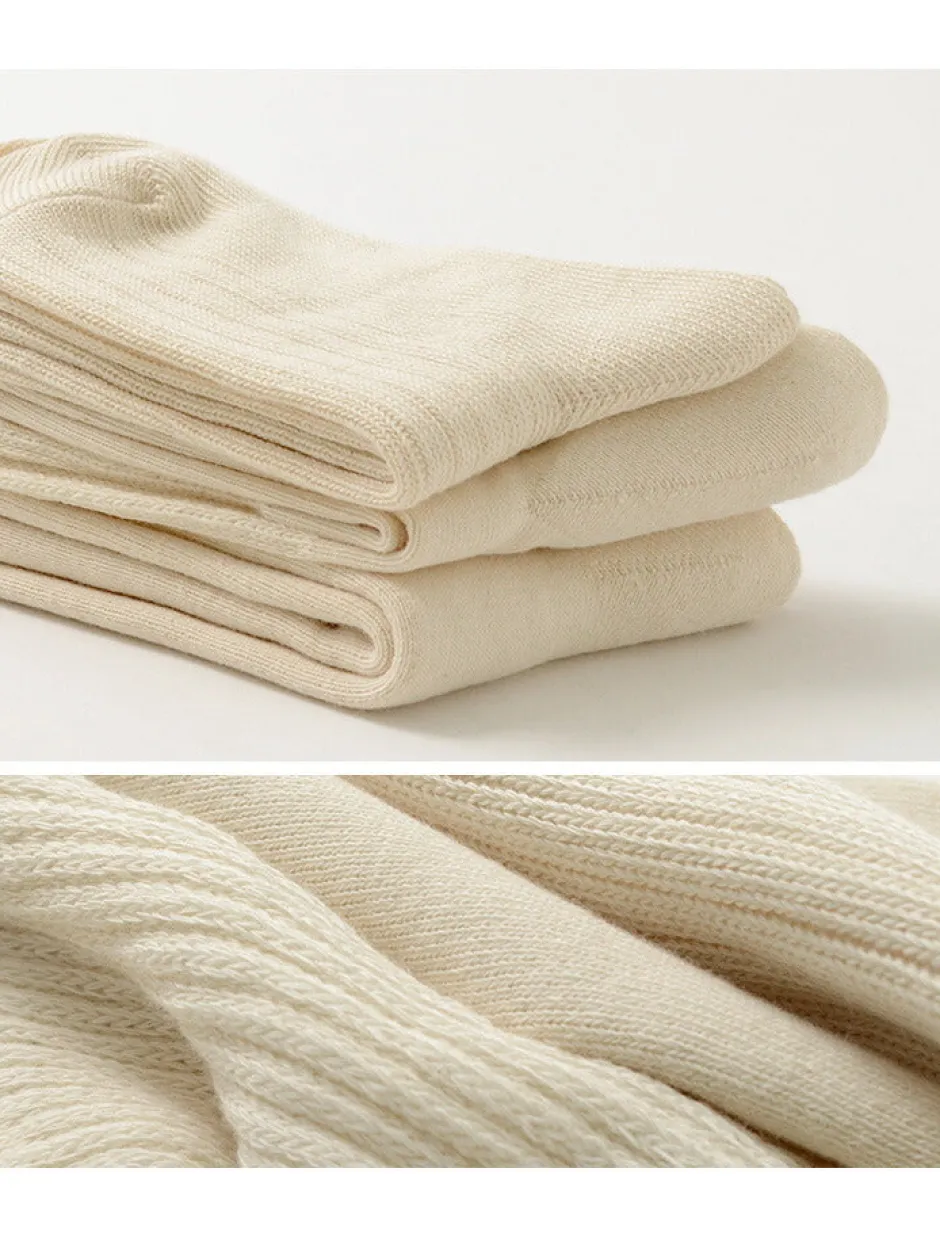 Socks^ROTOTO / R1123 Daily 3 pack socks natural