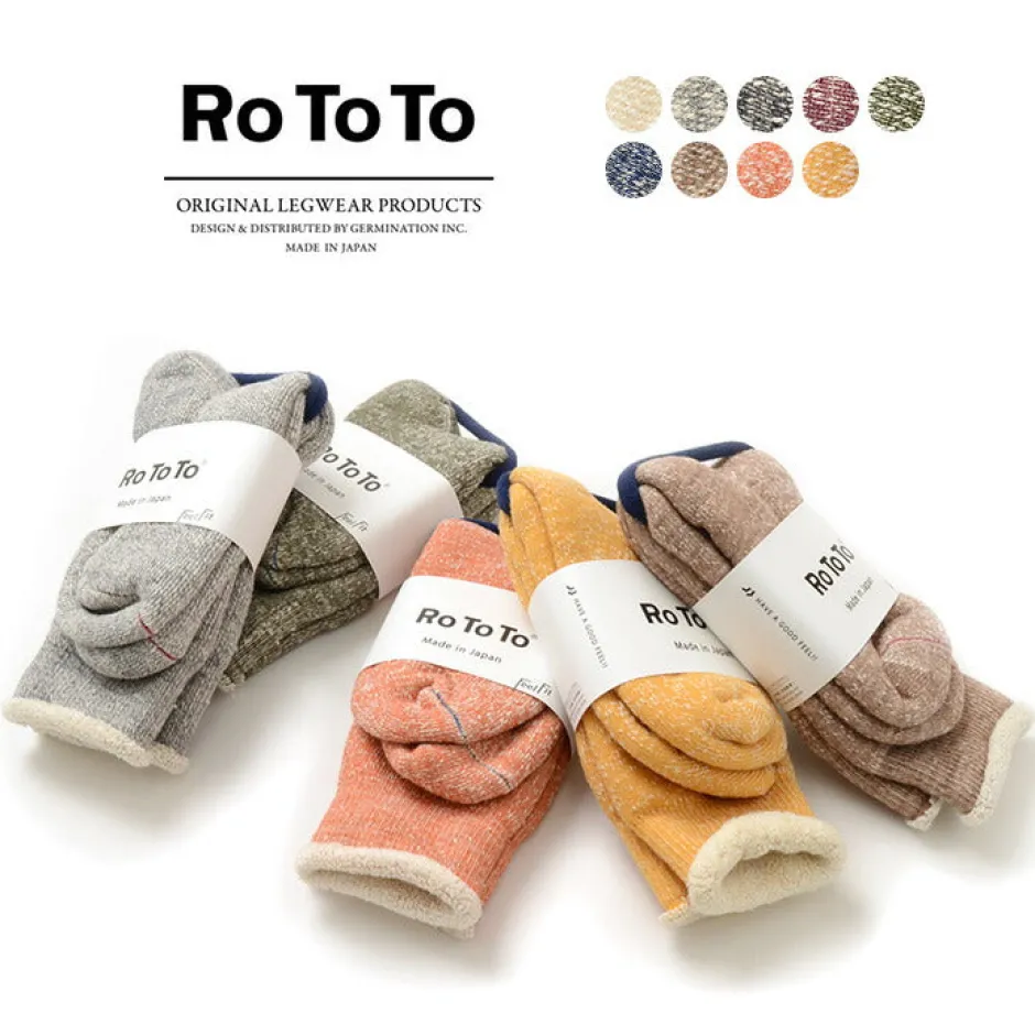 Socks^ROTOTO / R1001 Double Face Socks
