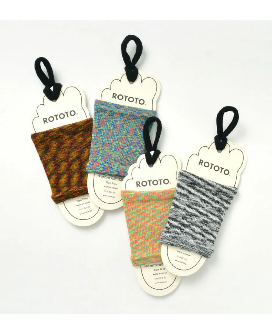 Socks^ROTOTO / R1142 foot band Kasuri