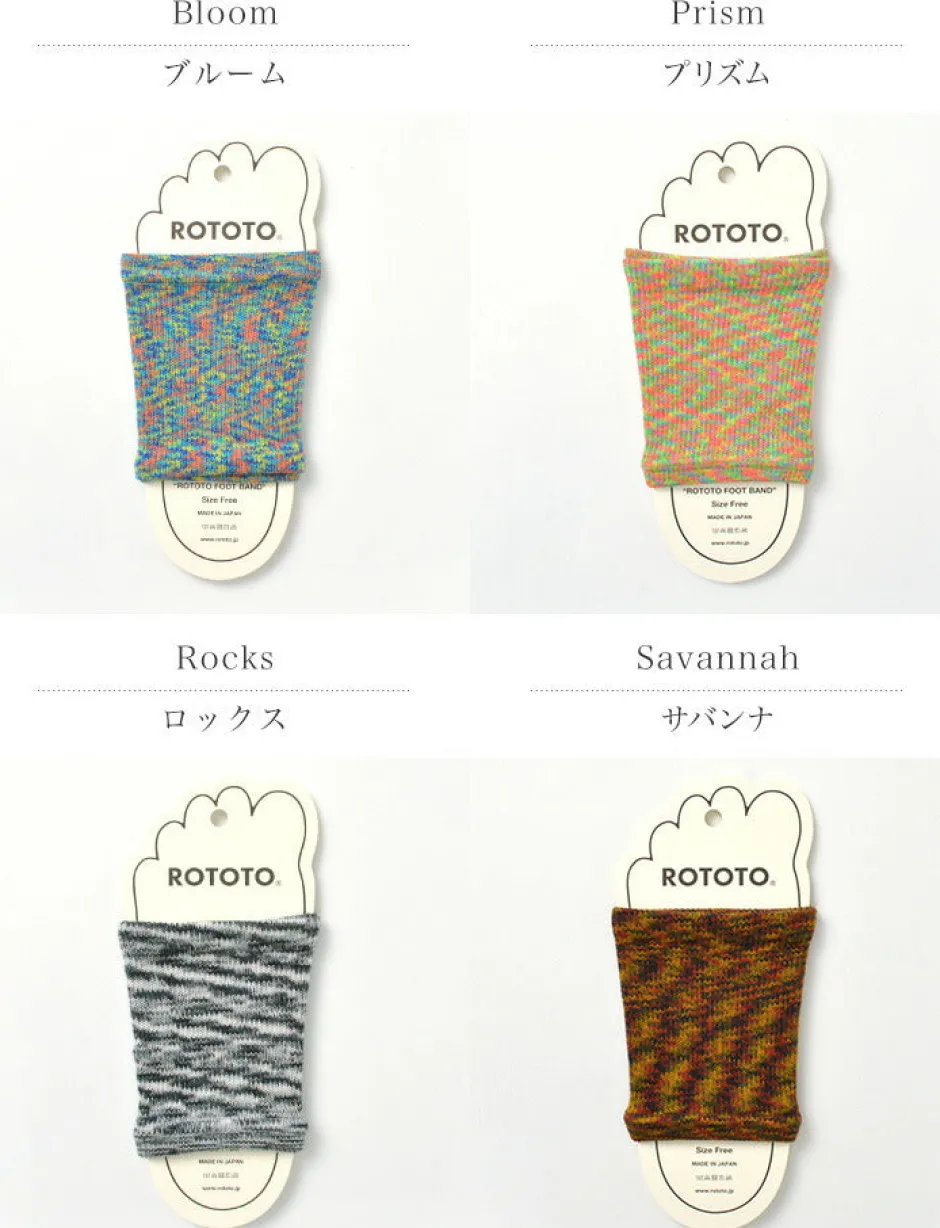 Socks^ROTOTO / R1142 foot band Kasuri
