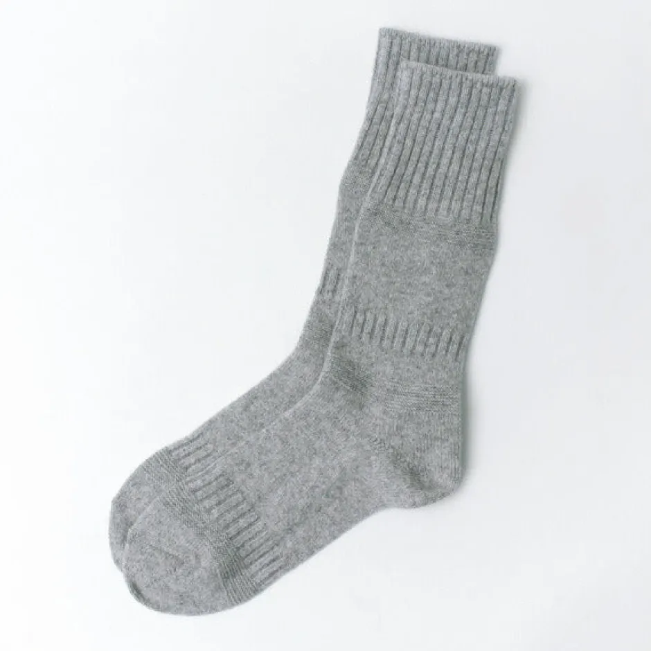 Socks^ROTOTO / R1378 Gandy pattern crew socks