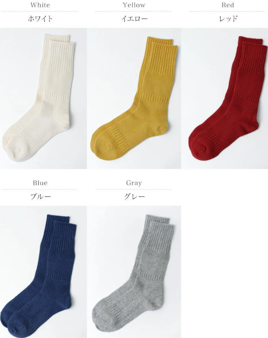 Socks^ROTOTO / R1378 Gandy pattern crew socks