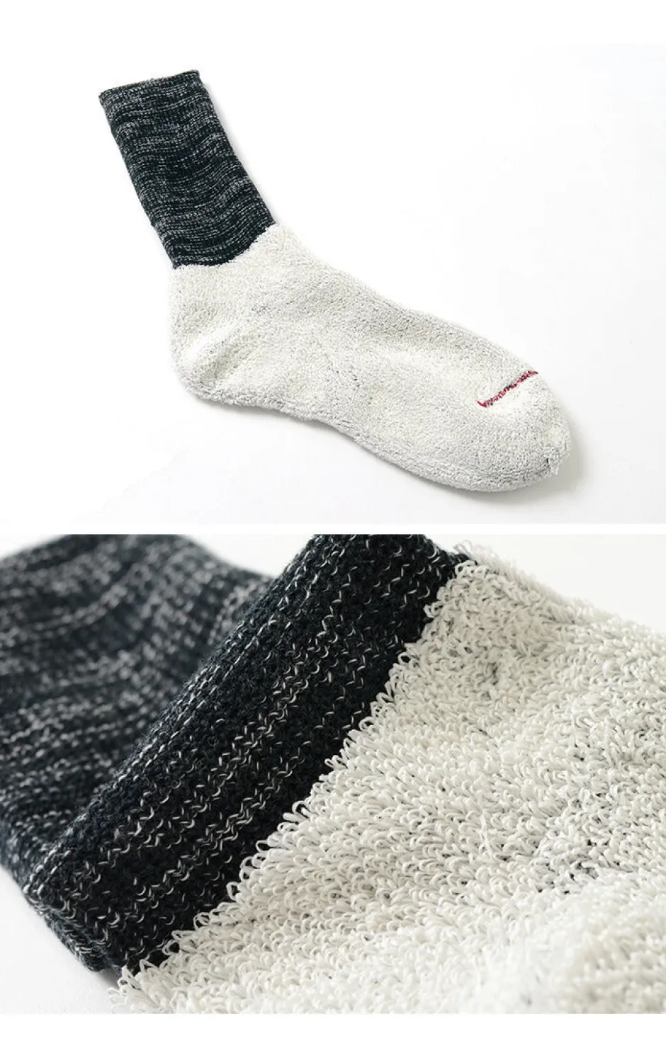Socks^ROTOTO / R1066 Japanese Paper Pile Socks