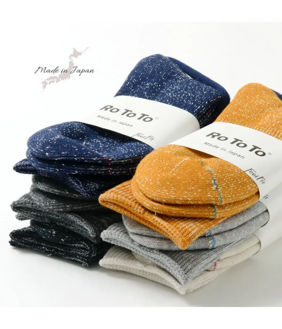 Socks^ROTOTO / R1066 Japanese Paper Pile Socks