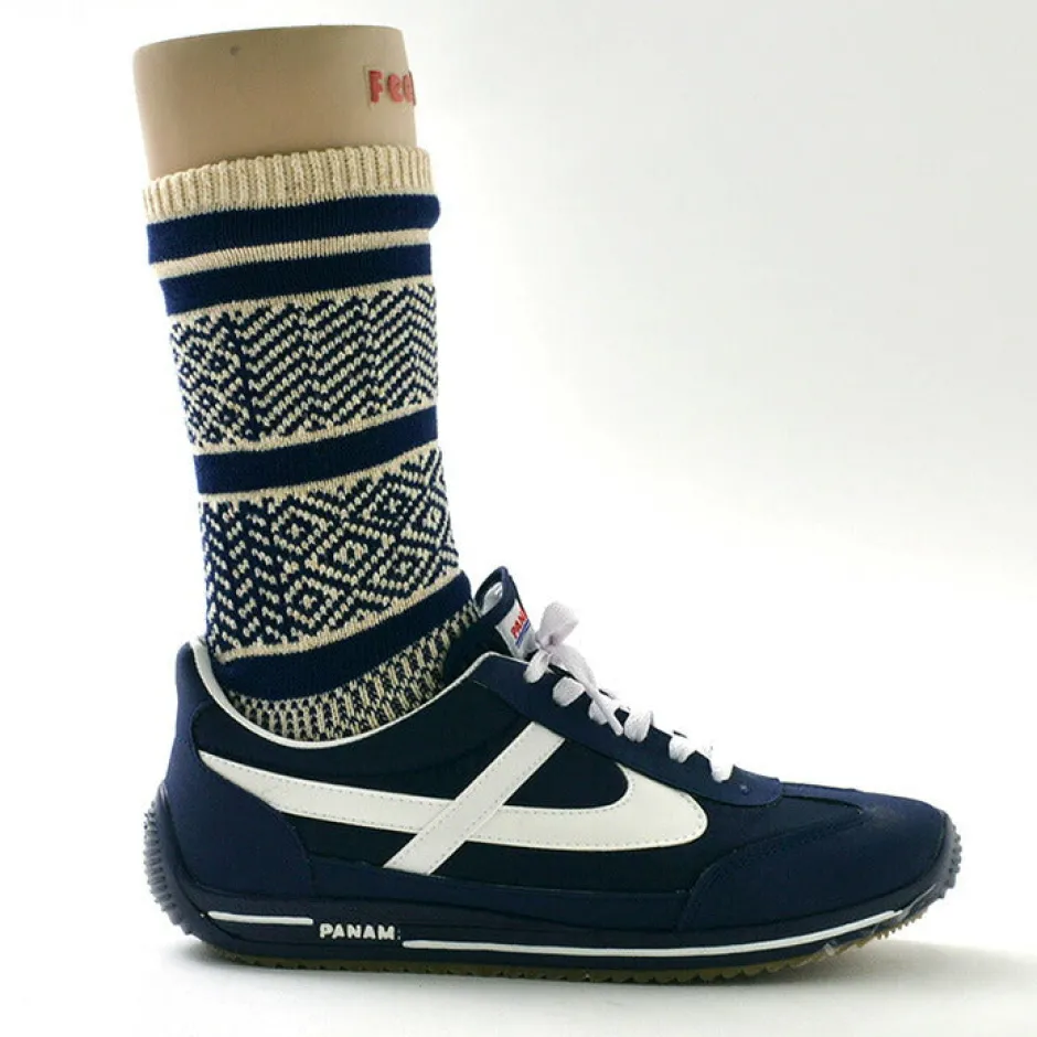 Socks^ROTOTO / R1337 Multi jacquard crew socks