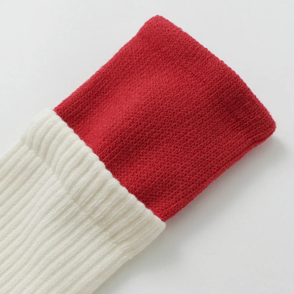 Socks^ROTOTO / R1421 Organic cotton double layer crew socks