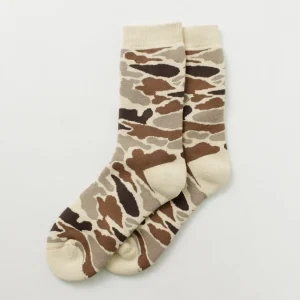 Socks^ROTOTO / R1339 Pile camo crew socks