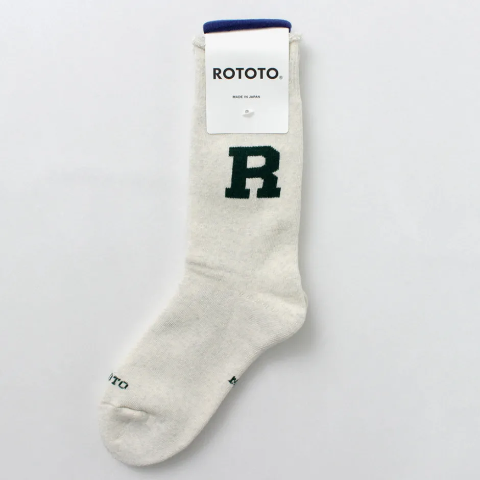 Socks^ROTOTO / Raffy Sweat Socks R Logo