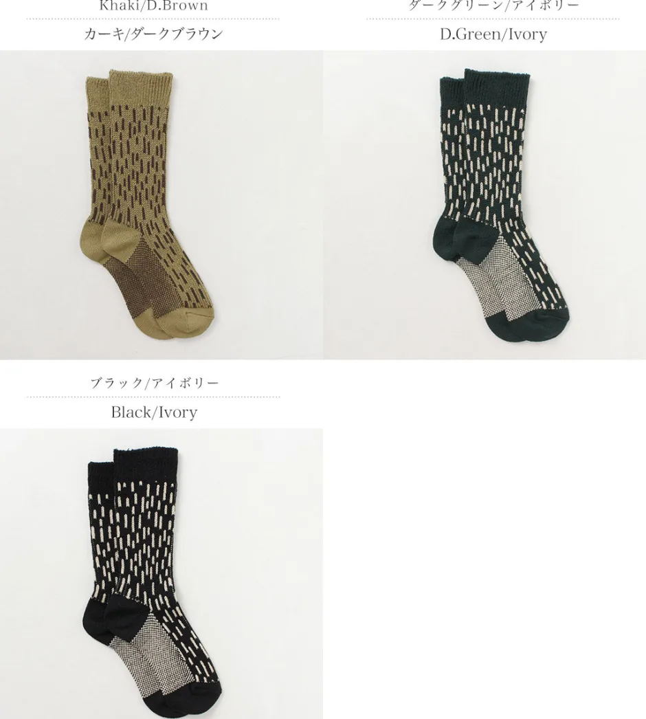Socks^ROTOTO / Raindrop Crew Socks